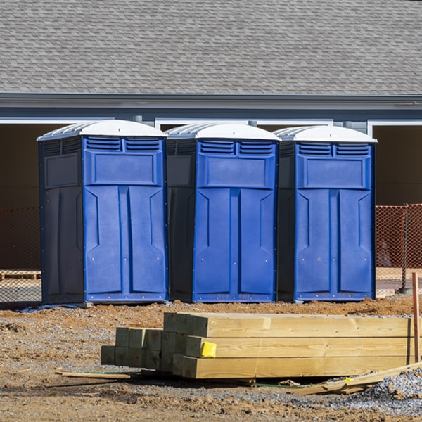 what is the maximum capacity for a single porta potty in Wea Kansas
